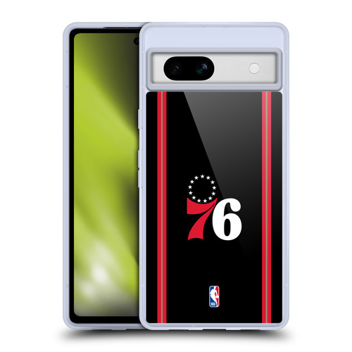 NBA Philadelphia 76ers Logo Retro Design Soft Gel Case for Google Pixel 7a