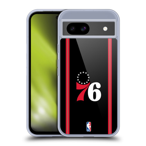 NBA Philadelphia 76ers Logo Retro Design Soft Gel Case for Google Pixel 8a