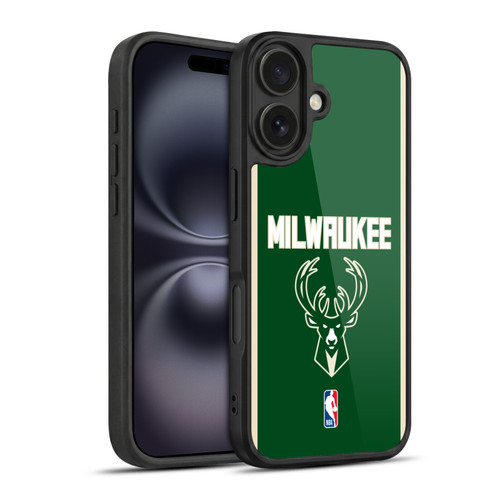 NBA Milwaukee Bucks Logo Green Design Gel Armour Case For Apple iPhone 16