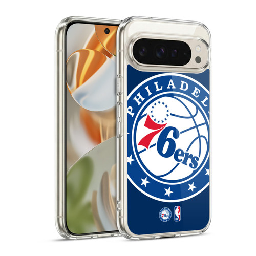 NBA Philadelphia 76ers Logo Oversized Soft Gel Case for Google Pixel 9 / Pixel 9 Pro
