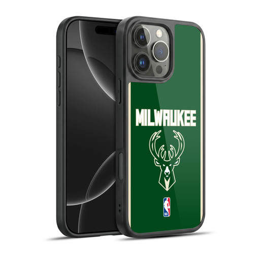 NBA Milwaukee Bucks Logo Green Design Gel Armour Case For Apple iPhone 16 Pro Max