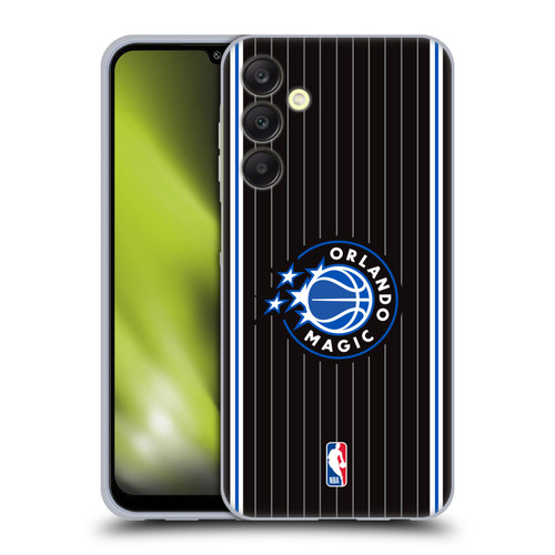 NBA Orlando Magic Logo Black Design Soft Gel Case for Samsung Galaxy A25 5G