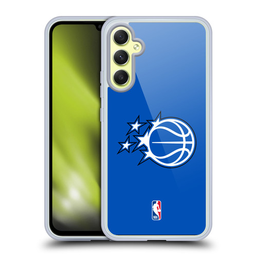 NBA Orlando Magic Logo Blue Soft Gel Case for Samsung Galaxy A34 5G