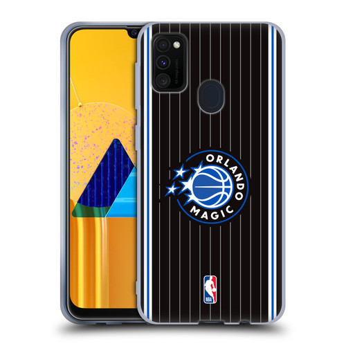 NBA Orlando Magic Logo Black Design Soft Gel Case for Samsung Galaxy M30s (2019)/M21 (2020)