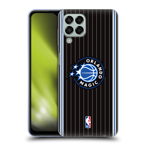 NBA Orlando Magic Logo Black Design Soft Gel Case for Samsung Galaxy M33 (2022)