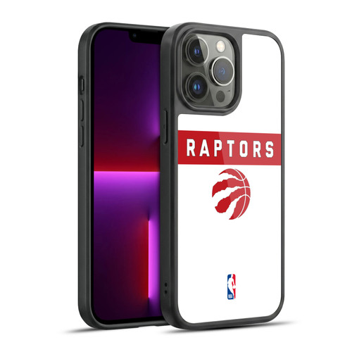 NBA Toronto Raptors Logo White Design Gel Armour Case For Apple iPhone 13 Pro Max