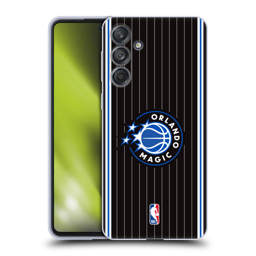 NBA Orlando Magic Logo Black Design Soft Gel Case for Samsung Galaxy M55 5G