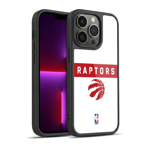 NBA Toronto Raptors Logo White Design Gel Armour Case For Apple iPhone 13 Pro