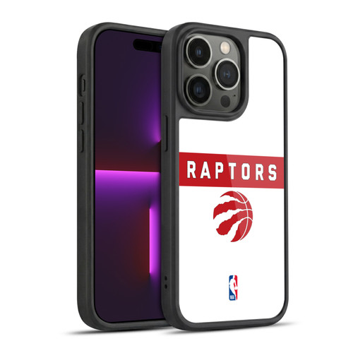 NBA Toronto Raptors Logo White Design Gel Armour Case For Apple iPhone 14 Pro