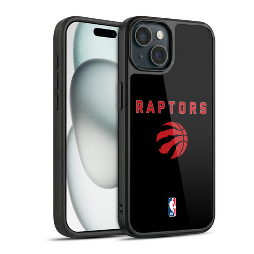 NBA Toronto Raptors Logo Black Design Gel Armour Case For Apple iPhone 15