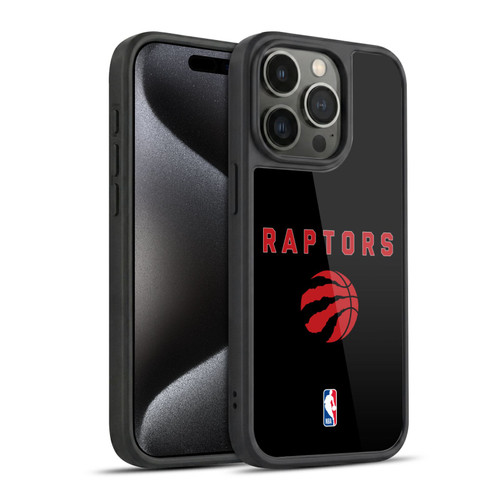 NBA Toronto Raptors Logo Black Design Gel Armour Case For Apple iPhone 15 Pro