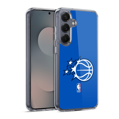 NBA Orlando Magic Logo Blue Soft Gel Case for Samsung Galaxy S25 & MagSafe