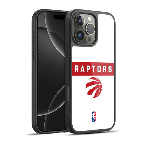 NBA Toronto Raptors Logo White Design Gel Armour Case For Apple iPhone 16 Pro Max