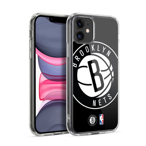 NBA Brooklyn Nets Logo Oversized Soft Gel Case for Apple iPhone 11