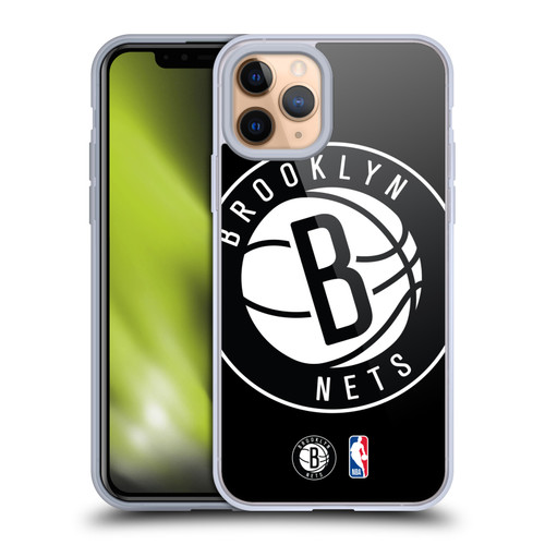 NBA Brooklyn Nets Logo Oversized Soft Gel Case for Apple iPhone 11 Pro & MagSafe