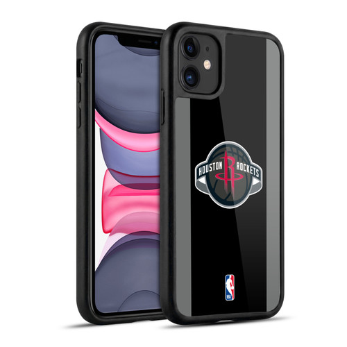 NBA Houston Rockets Logo Black Design Gel Armour Case For Apple iPhone 11