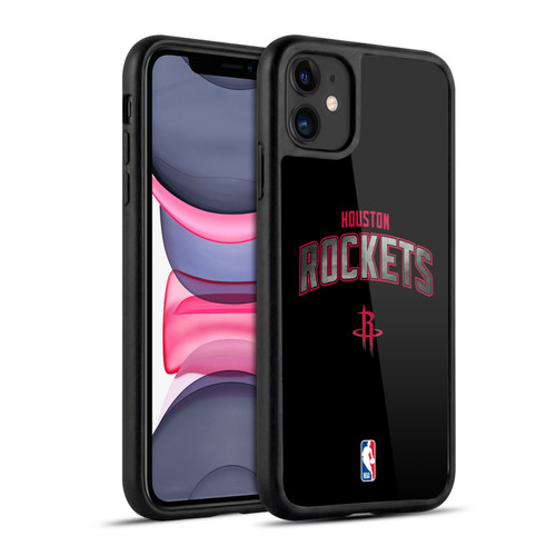 NBA Houston Rockets Logo Black Gel Armour Case For Apple iPhone 11
