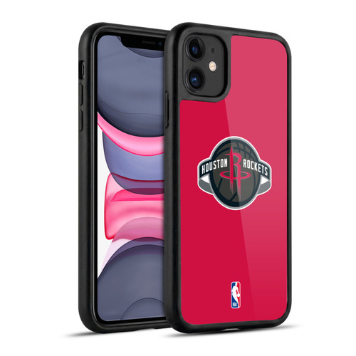 NBA Houston Rockets Logo Red Gel Armour Case For Apple iPhone 11