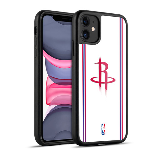 NBA Houston Rockets Logo White Design Gel Armour Case For Apple iPhone 11