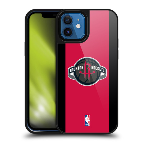 NBA Houston Rockets Logo Red Design Gel Armour Case For Apple iPhone 12 / iPhone 12 Pro