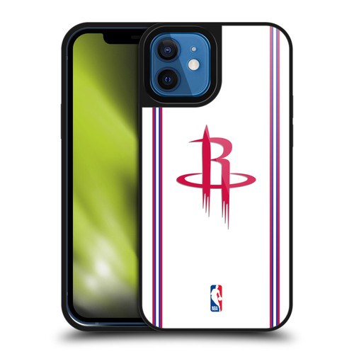 NBA Houston Rockets Logo White Design Gel Armour Case For Apple iPhone 12 / iPhone 12 Pro