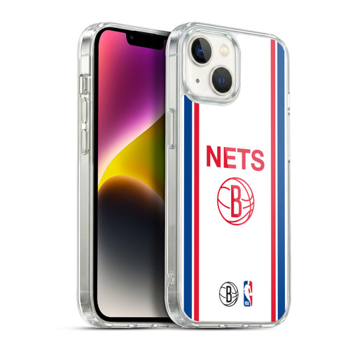 NBA Brooklyn Nets Logo Retro Design Soft Gel Case for Apple iPhone 14