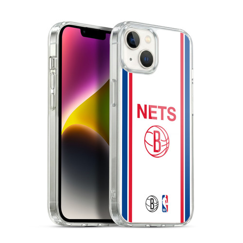 NBA Brooklyn Nets Logo Retro Design Soft Gel Case for Apple iPhone 14 Plus & MagSafe