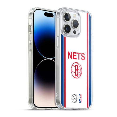 NBA Brooklyn Nets Logo Retro Design Soft Gel Case for Apple iPhone 14 Pro Max & MagSafe