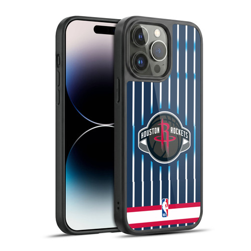 NBA Houston Rockets Logo Retro Design Gel Armour Case For Apple iPhone 14 Pro Max