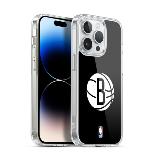 NBA Brooklyn Nets Logo Black Soft Gel Case for Apple iPhone 14 Pro & MagSafe