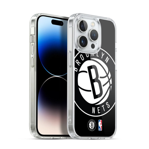 NBA Brooklyn Nets Logo Oversized Soft Gel Case for Apple iPhone 14 Pro & MagSafe