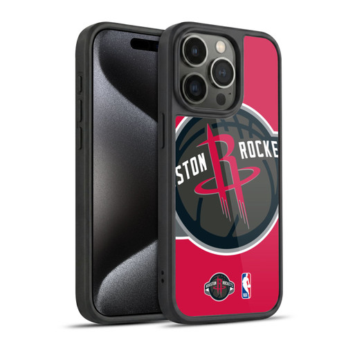 NBA Houston Rockets Logo Oversized Gel Armour Case For Apple iPhone 15 Pro