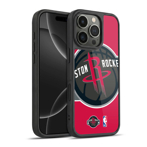 NBA Houston Rockets Logo Oversized Gel Armour Case For Apple iPhone 16 Pro