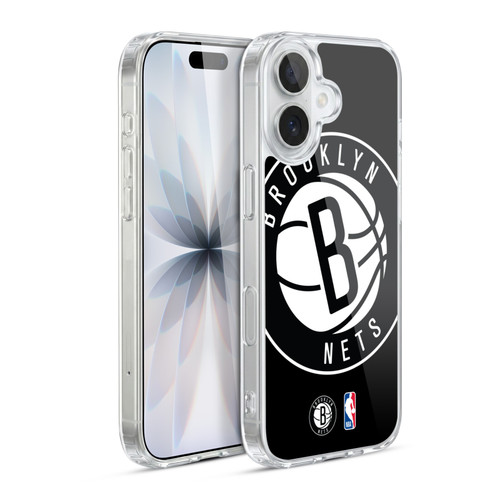 NBA Brooklyn Nets Logo Oversized Soft Gel Case for Apple iPhone 17