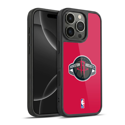 NBA Houston Rockets Logo Red Gel Armour Case For Apple iPhone 16 Pro