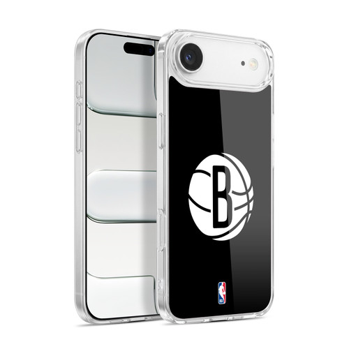 NBA Brooklyn Nets Logo Black Soft Gel Case for Apple iPhone 17 Air