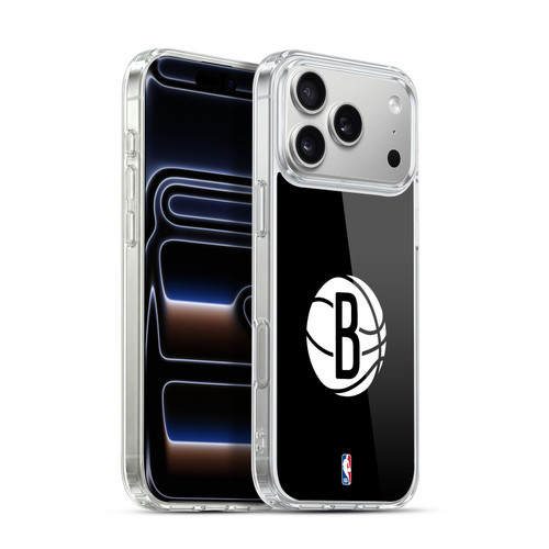 NBA Brooklyn Nets Logo Black Soft Gel Case for Apple iPhone 17 Pro Max