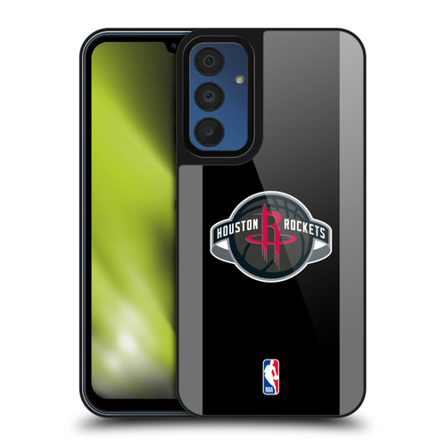 NBA Houston Rockets Logo Black Design Gel Armour Case For Samsung Galaxy A15