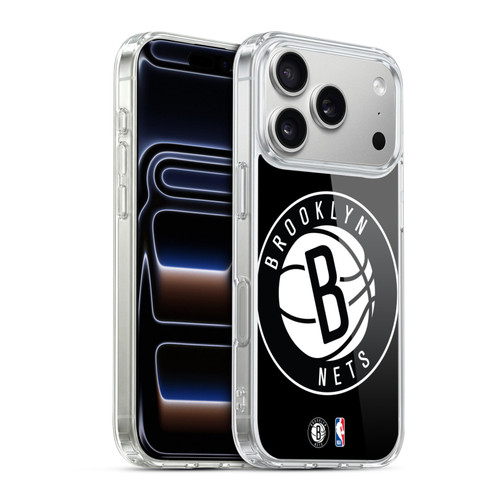 NBA Brooklyn Nets Logo Oversized Soft Gel Case for Apple iPhone 17 Pro