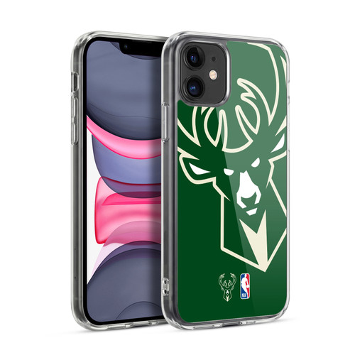 NBA Milwaukee Bucks Logo Oversized Soft Gel Case for Apple iPhone 11
