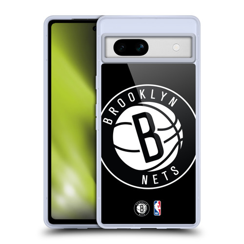 NBA Brooklyn Nets Logo Oversized Soft Gel Case for Google Pixel 7a