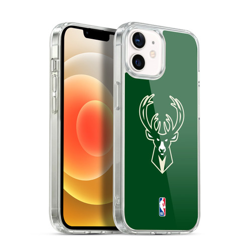 NBA Milwaukee Bucks Logo Green Soft Gel Case for Apple iPhone 12 / iPhone 12 Pro & MagSafe