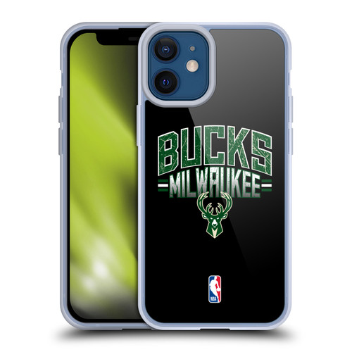 NBA Milwaukee Bucks Logo Black Soft Gel Case for Apple iPhone 12 Mini & MagSafe