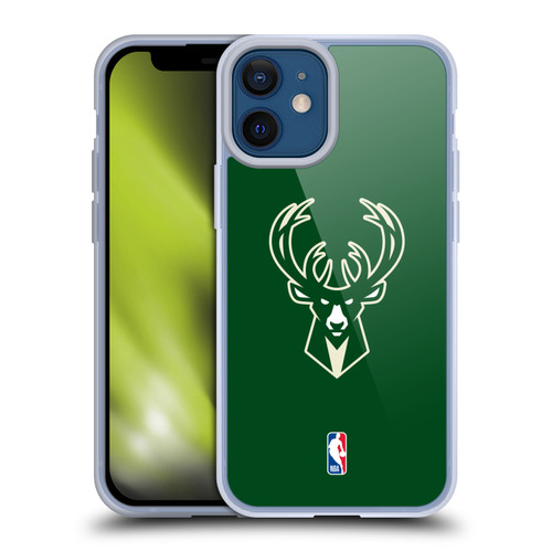 NBA Milwaukee Bucks Logo Green Soft Gel Case for Apple iPhone 12 Mini & MagSafe