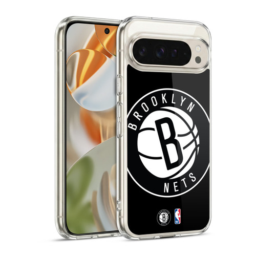 NBA Brooklyn Nets Logo Oversized Soft Gel Case for Google Pixel 9 / Pixel 9 Pro