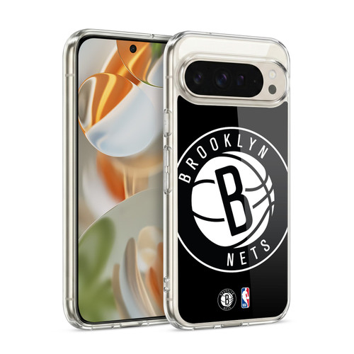 NBA Brooklyn Nets Logo Oversized Soft Gel Case for Google Pixel 9 / Pixel 9 Pro