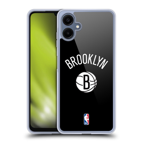 NBA Brooklyn Nets Logo Black Design Soft Gel Case for Samsung Galaxy A06 4G / 5G
