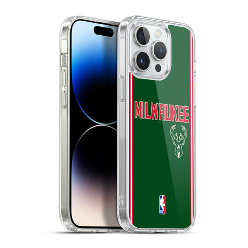 NBA Milwaukee Bucks Logo Retro Design Soft Gel Case for Apple iPhone 13 Pro Max & MagSafe