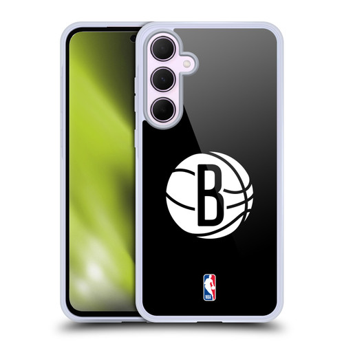 NBA Brooklyn Nets Logo Black Soft Gel Case for Samsung Galaxy A35 5G
