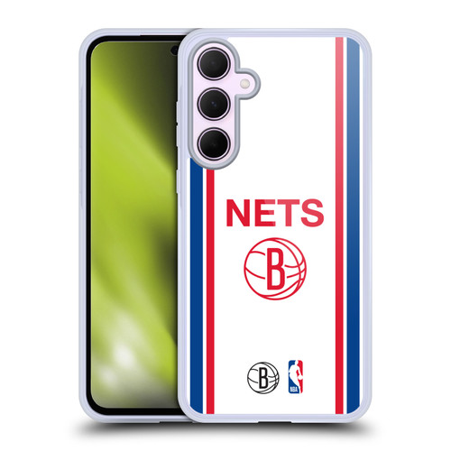 NBA Brooklyn Nets Logo Retro Design Soft Gel Case for Samsung Galaxy A35 5G